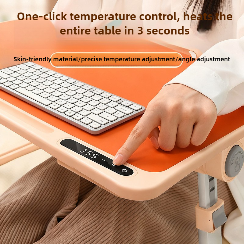 Desk Setup Ergonomic - Adjustable Laptop Stand Riser Heated Keyboard