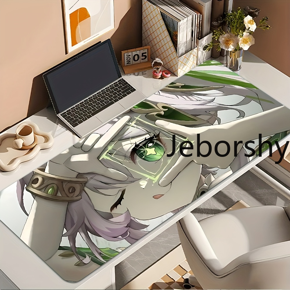 Desk Setup Nature - Adorable Nature Themed Girl Large Mouse