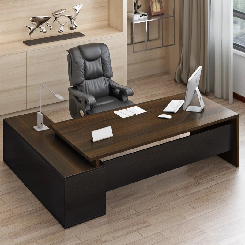 Desk Setup Ergonomic - Office Desk Executive Style Ergonomic Setup