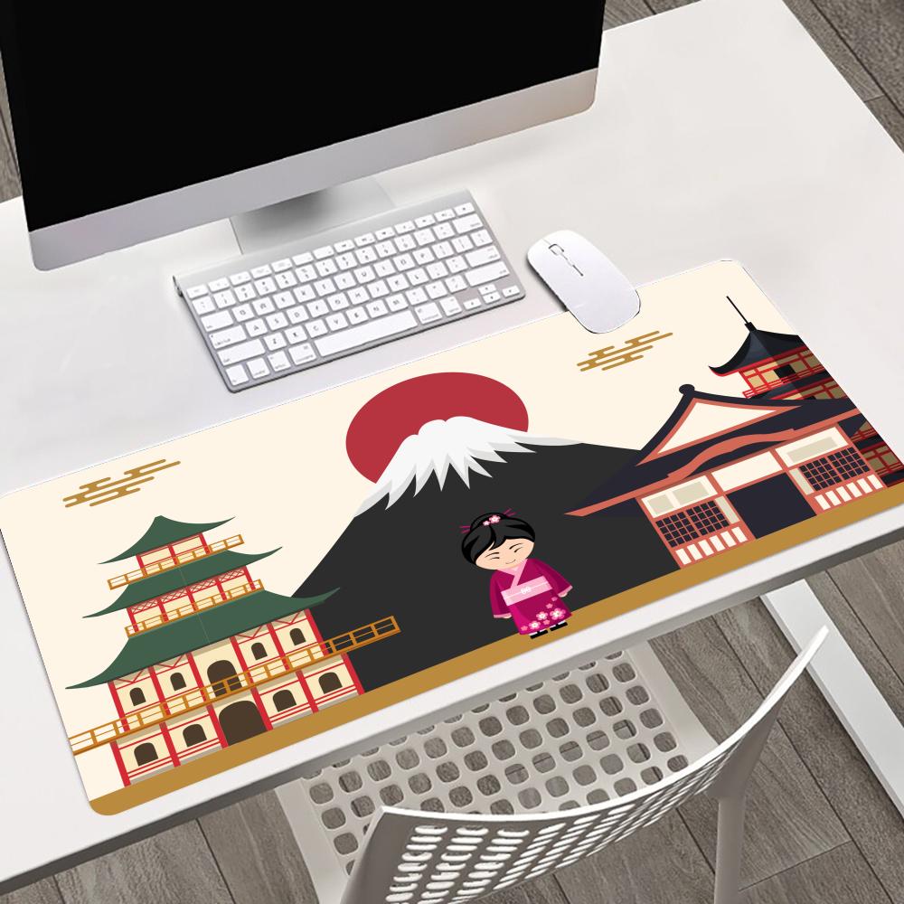 Desk Setup Rug - Japanese-style Mouse Pads Pc Accessories Desk