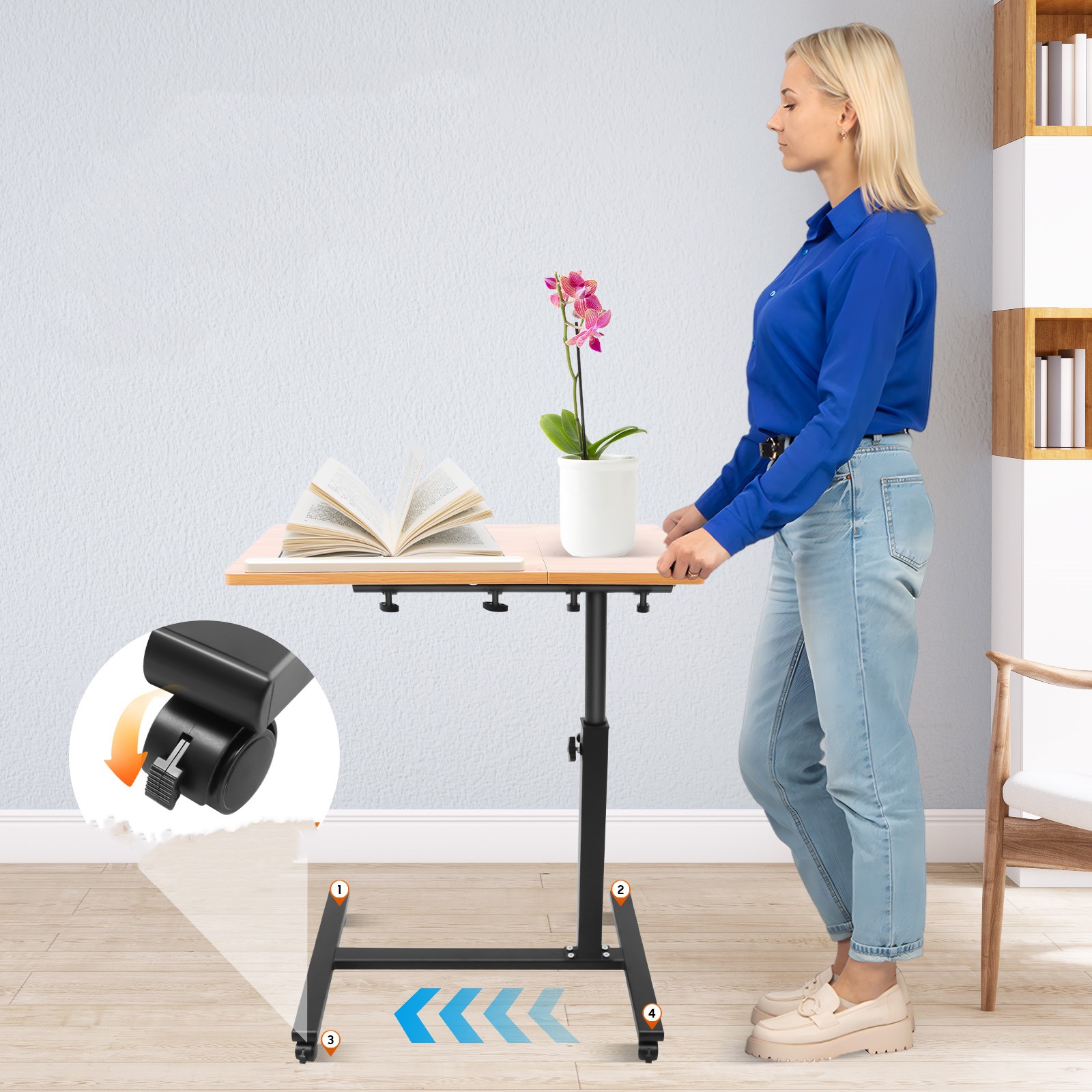 Mobile Laptop Table Adjustable - Desk Setup Ideas 리뷰 및 가격