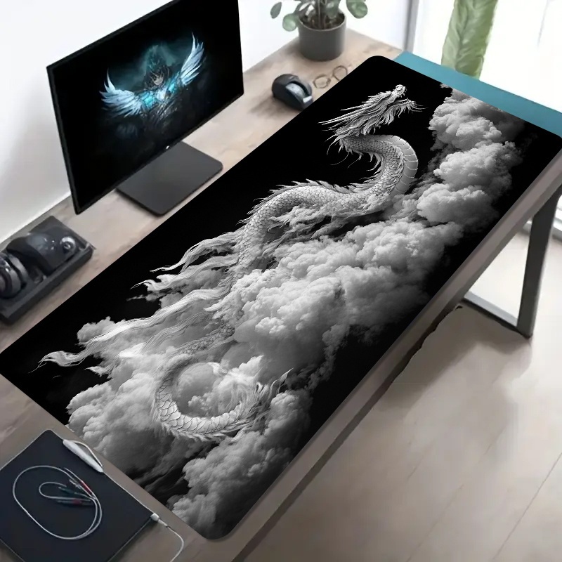 Black and White Dragon Gaming  - Desk Setup Black And White 리뷰 및 가격