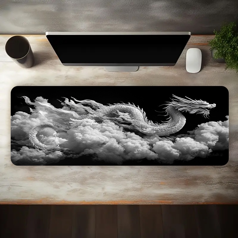 Black and White Dragon Gaming  - Desk Setup Black And White 리뷰 및 가격