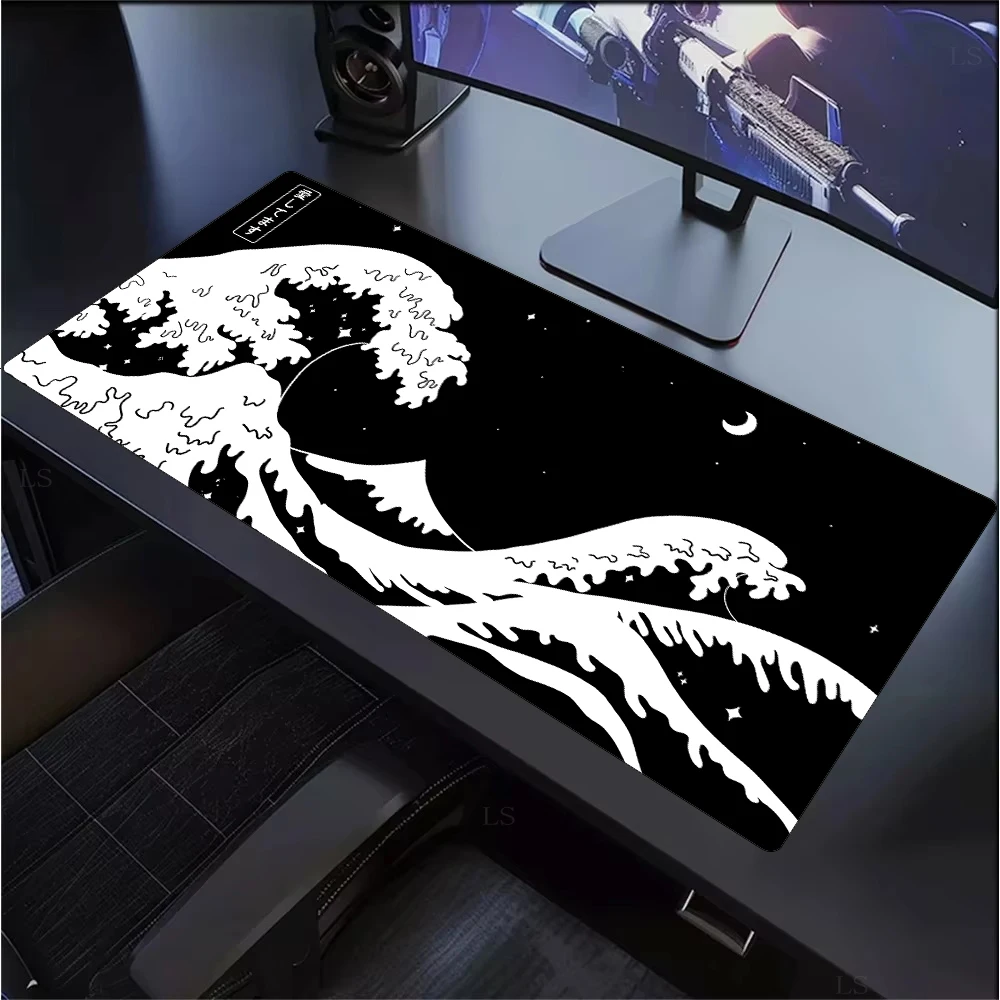 Japanese Mount Fuji Gaming Mou - Desk Setup Black And White 리뷰 및 가격