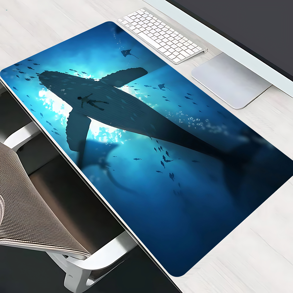 Luxury Ocean Whale Shark Patte - Desk Pad Leather Large 리뷰 및 가격