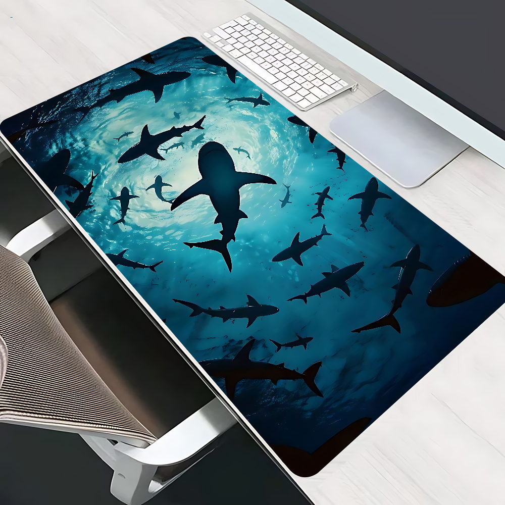 Luxury Ocean Whale Shark Patte - Desk Pad Leather Large 리뷰 및 가격