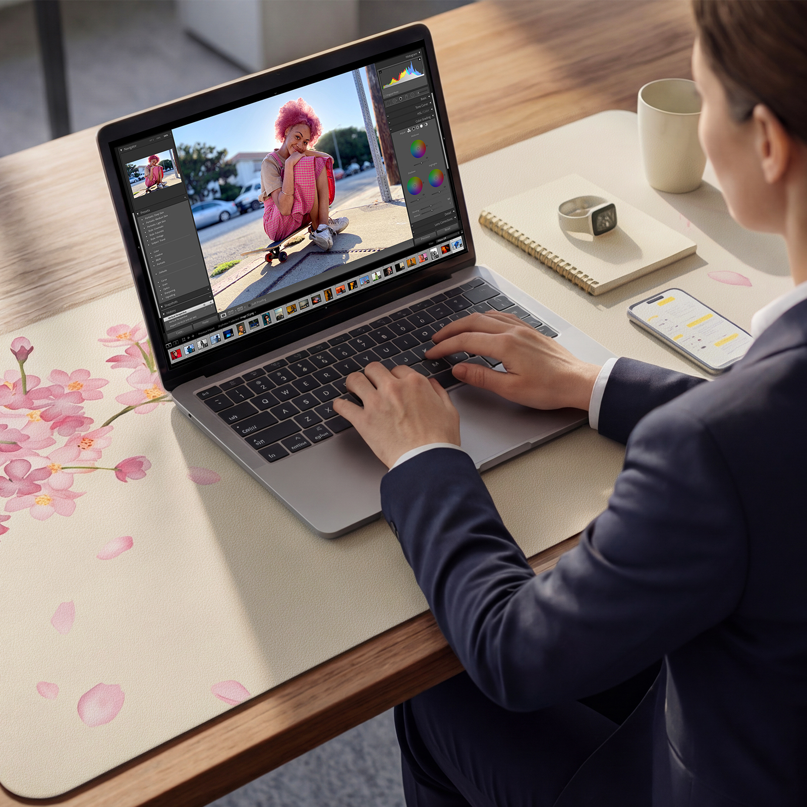Sakura Japanese Desk Mat, Cher - Desk Pad Leather Large 리뷰 및 가격
