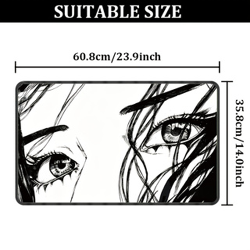 1Pcs Gaming Mouse Pad Desk Mat - Desk Setup Black And White 리뷰 및 가격