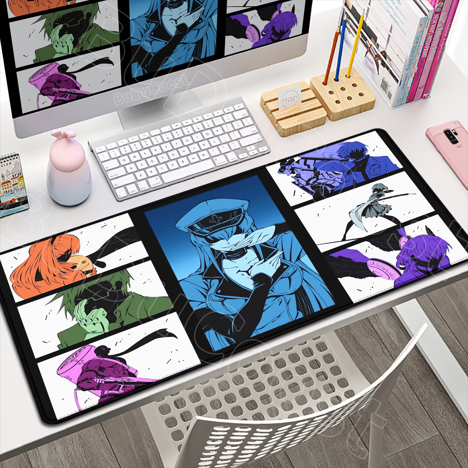 Anime Akame Ga Kill Mouse Pad  - Desk Setup Nature 리뷰 및 가격