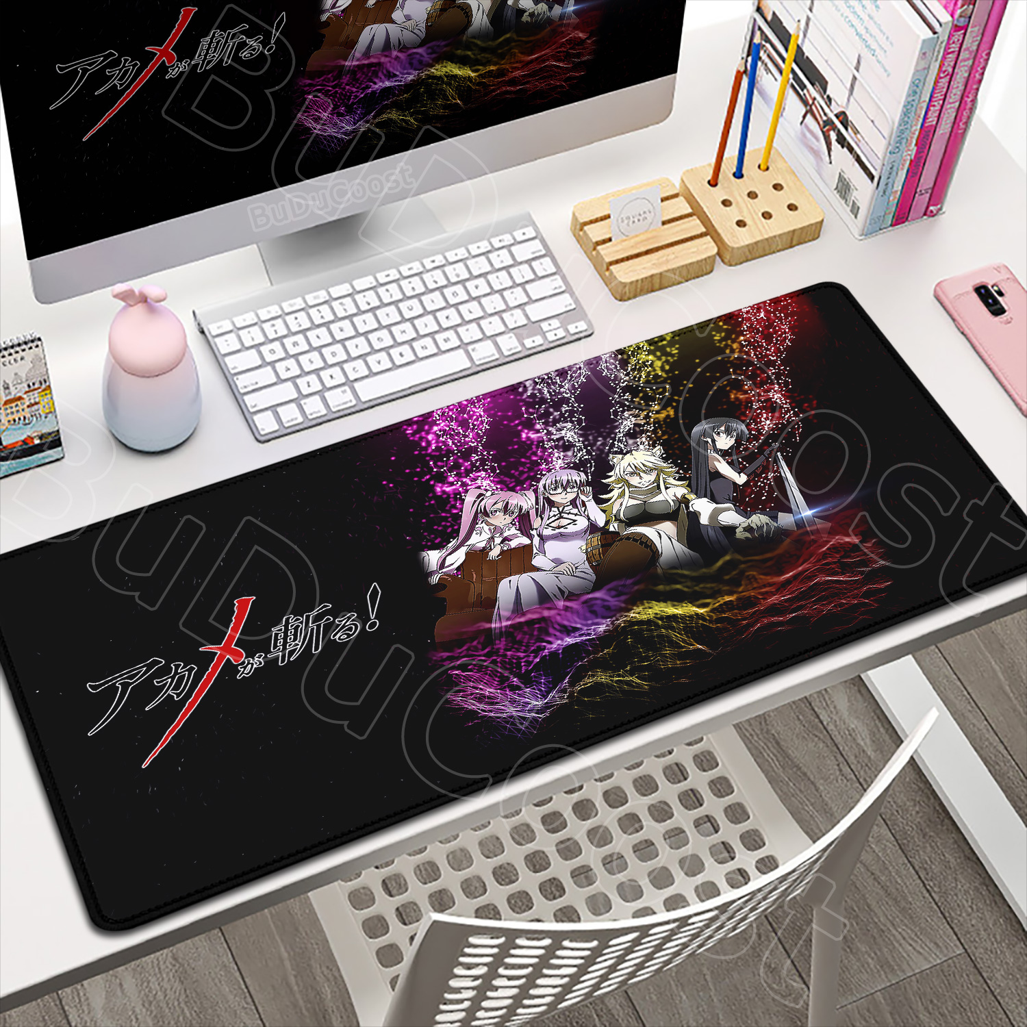Anime Akame Ga Kill Mouse Pad  - Desk Setup Nature 리뷰 및 가격