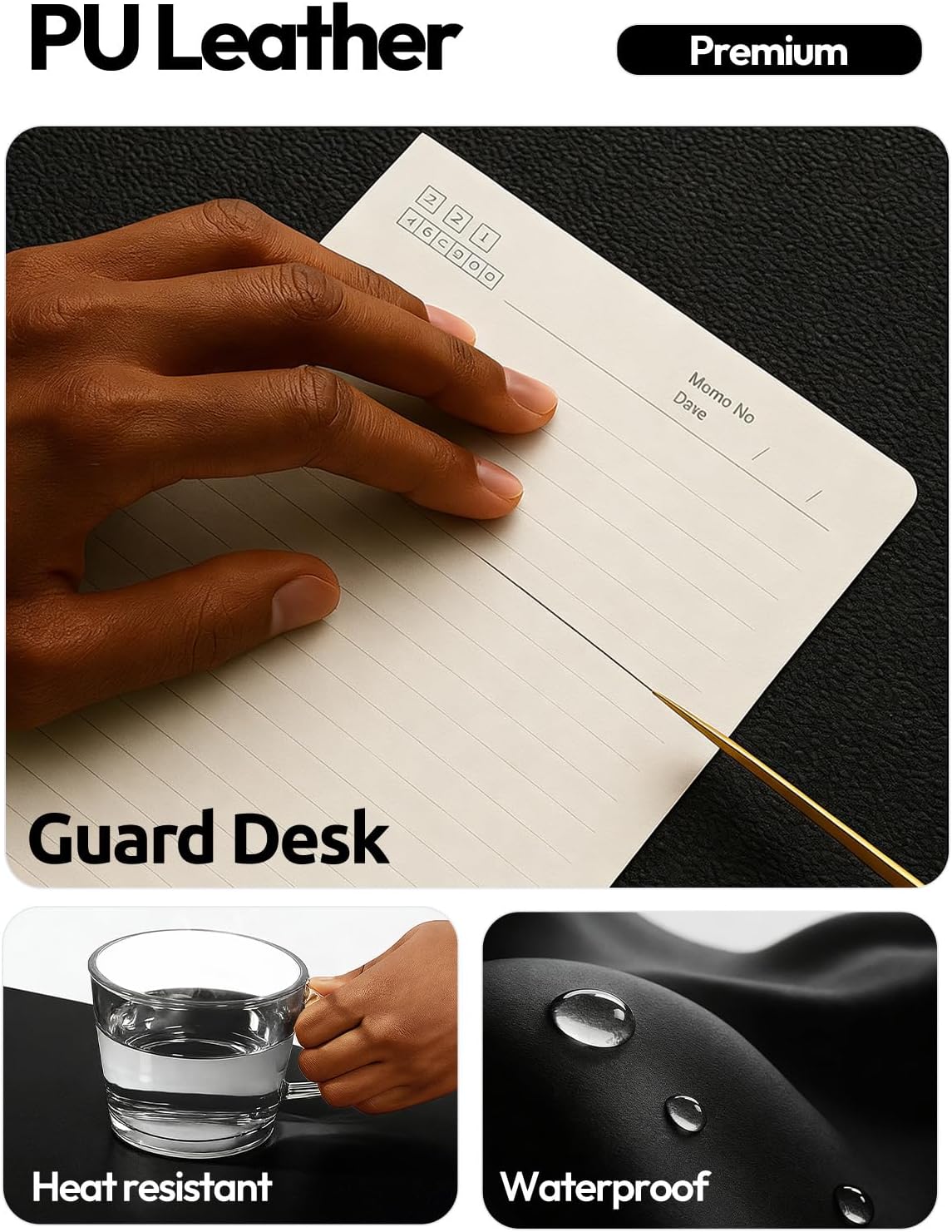 Leather Office Desk Pad Protec - Desk Pad Leather Large 리뷰 및 가격