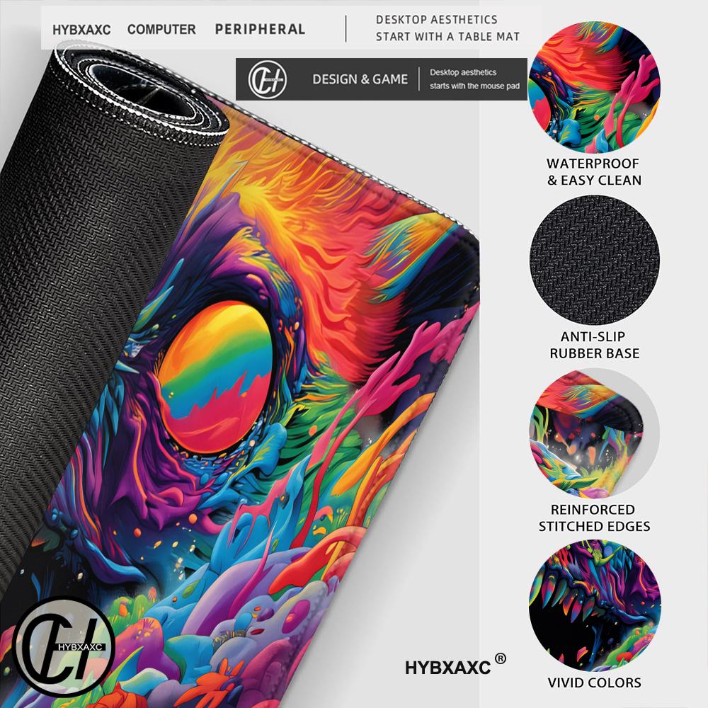 HYBXAXC Psychedelic Monster De - Desk Setup Art 리뷰 및 가격