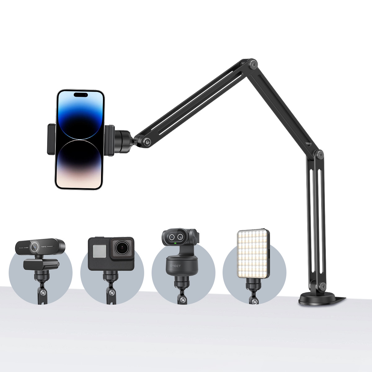 EMEET Adjustable Boom Arm 1.5K - Desk Setup Streaming 리뷰 및 가격