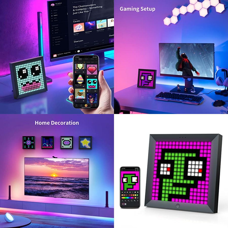 LED Light Pixel Display Panel  - Desk Setup Tv 리뷰 및 가격