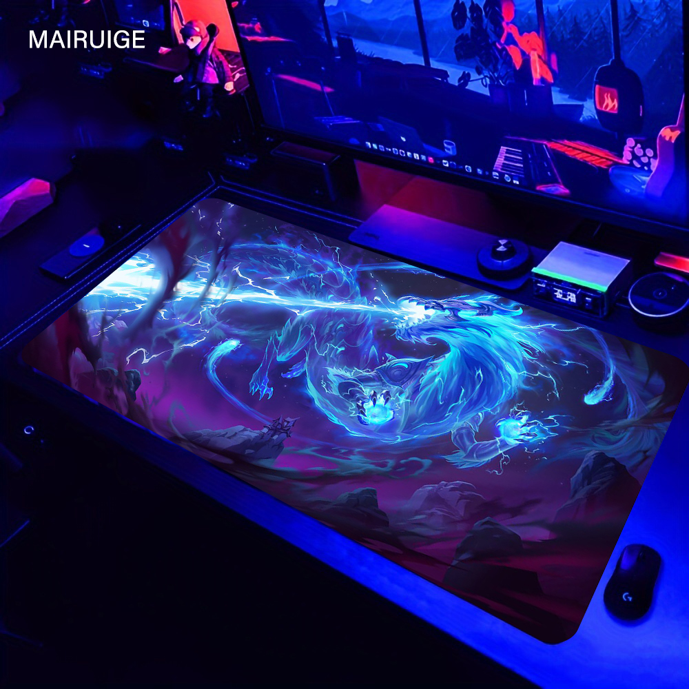 Blue Dragon Mouse Pad Speed Mo - Desk Setup Rug 리뷰 및 가격