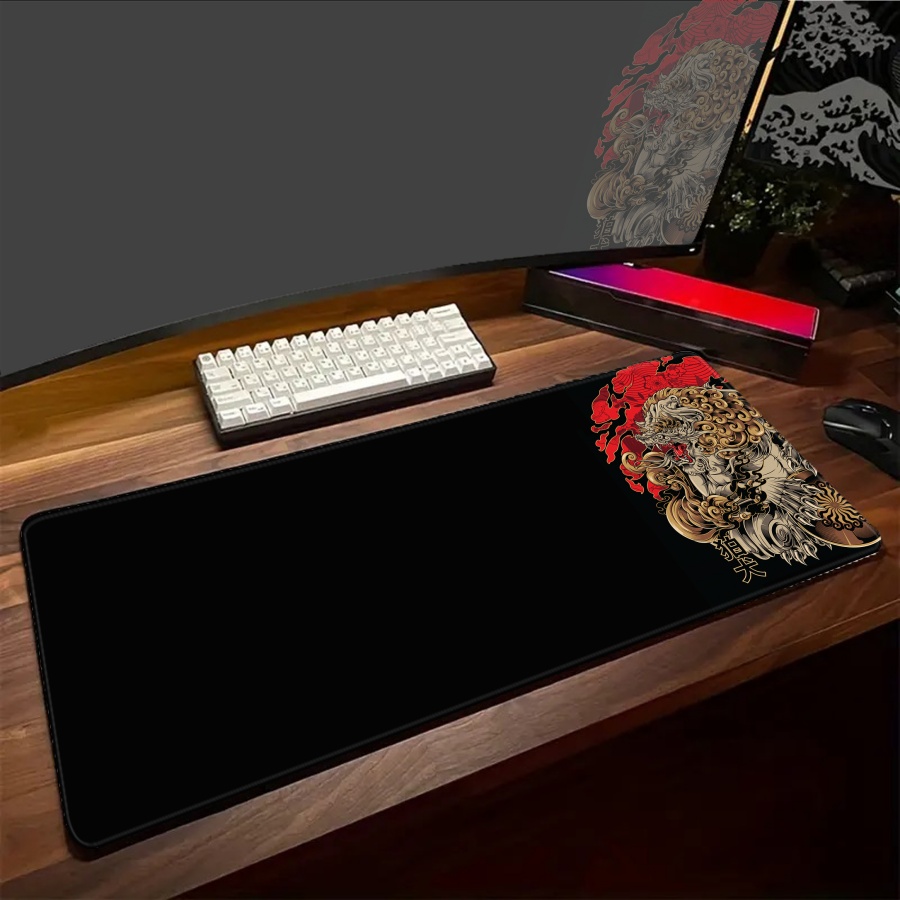 Black Desk Mousepad ONI Large  - Desk Setup Art 리뷰 및 가격