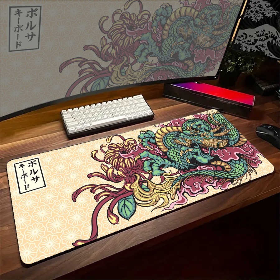 Black Desk Mousepad ONI Large  - Desk Setup Art 리뷰 및 가격