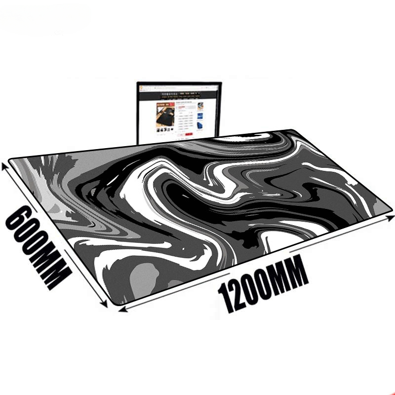 Large Mat Mouse Pad Fluid Art  - Desk Setup Art 리뷰 및 가격