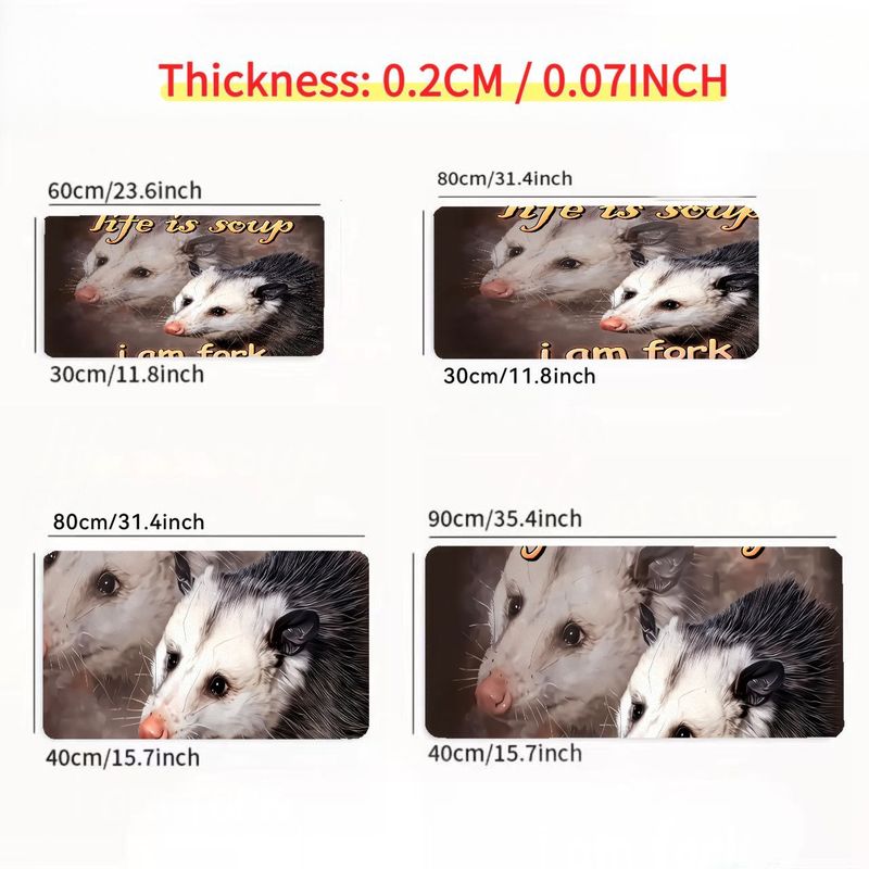 Whimsical Large Mouse Pad Flyi - Desk Setup Ergonomic 리뷰 및 가격