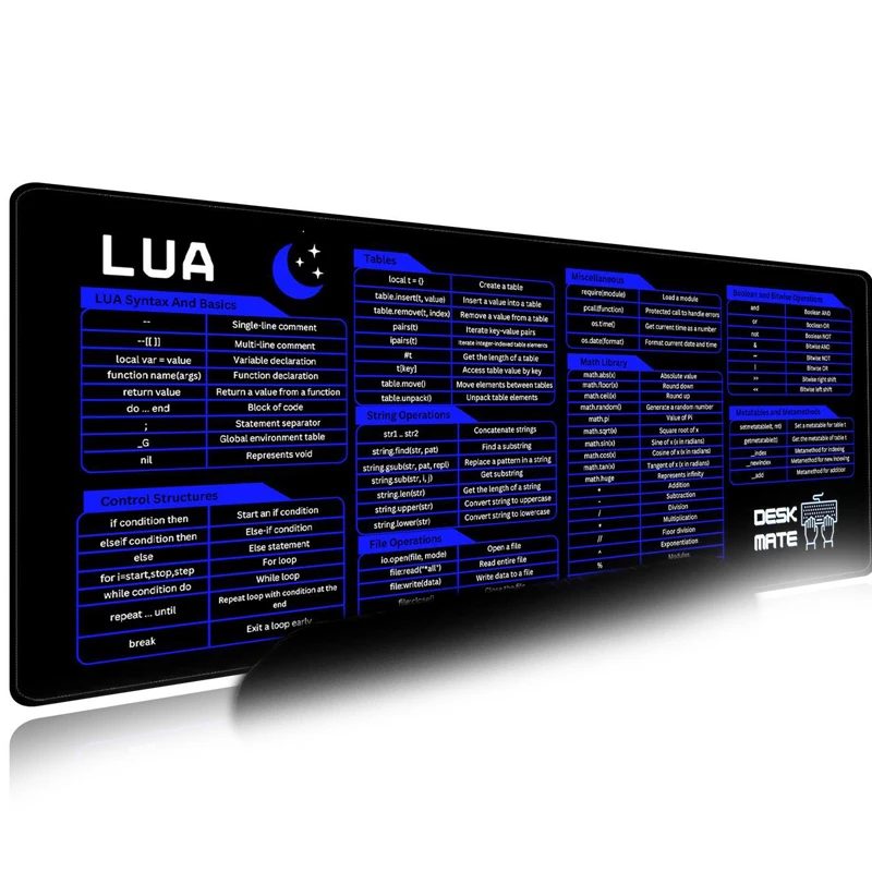 LUA Scripting Shortcuts Large  - Desk Pad Leather Large 리뷰 및 가격