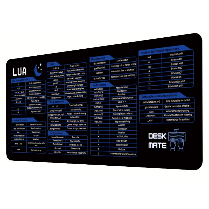 LUA Scripting Shortcuts Large  - Desk Pad Leather Large 리뷰 및 가격