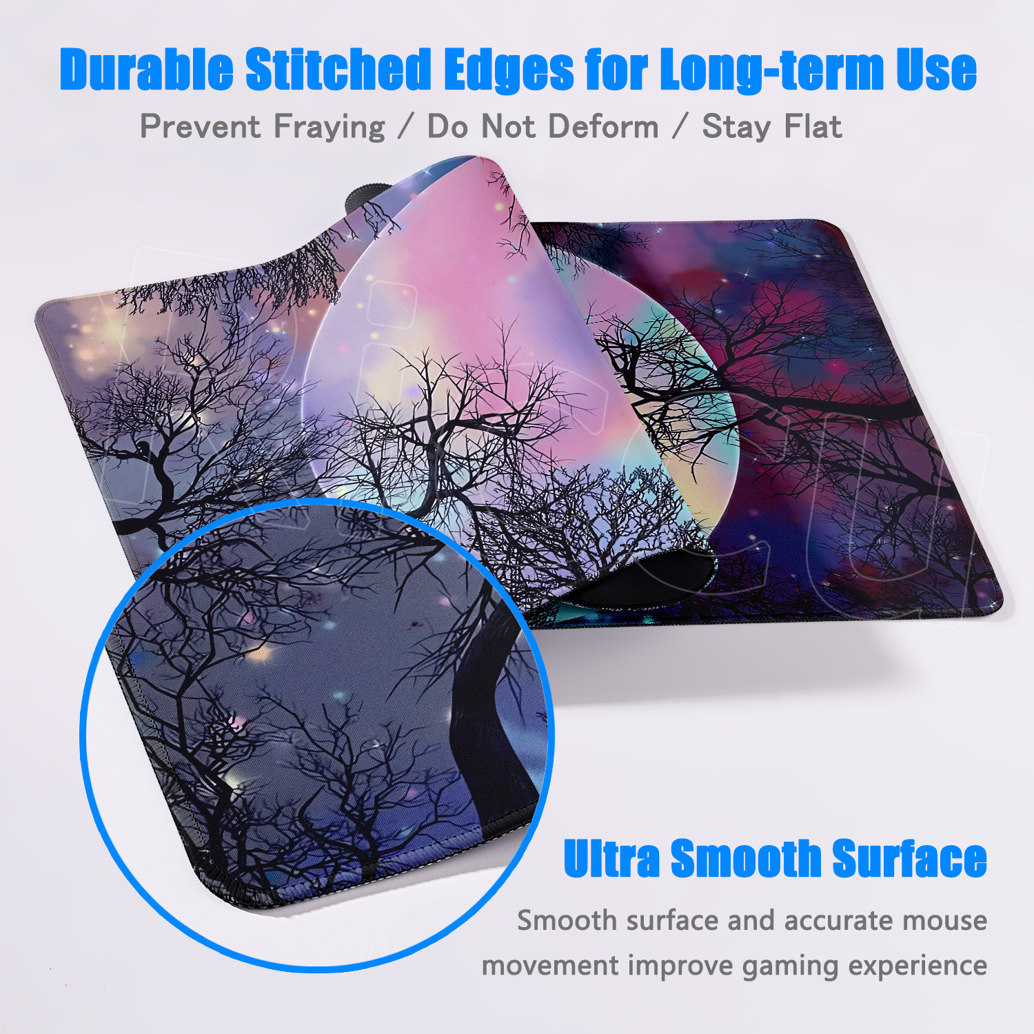 Large Art Moon Landscape Mouse - Desk Setup Nature 리뷰 및 가격