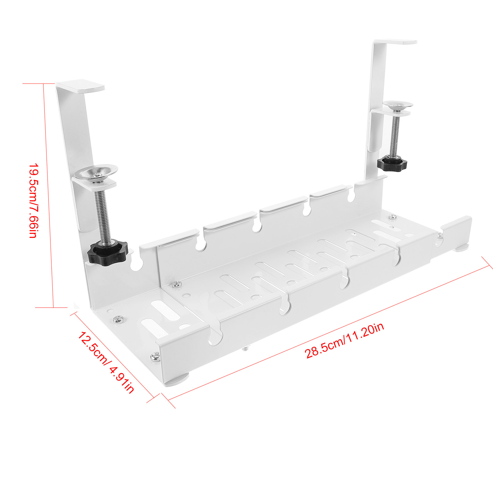 Under Desk Cable Organizer Tra - Desk Setup With Keyboard Tray 리뷰 및 가격
