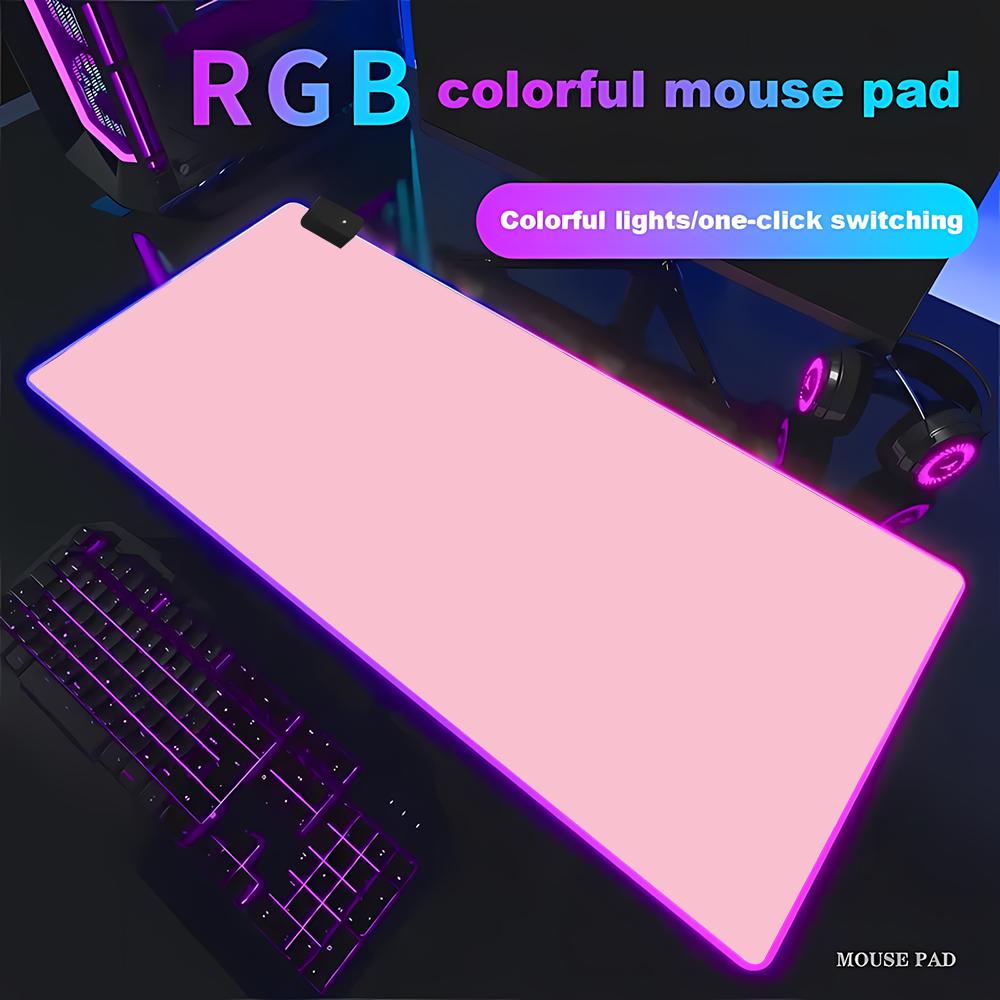 RGB HD Solid Color Gaming Mous - Desk Setup Rug 리뷰 및 가격