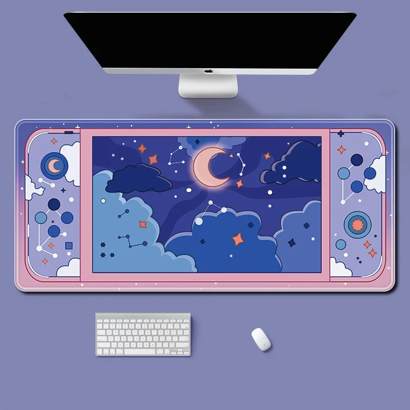 Moon and Stars Large Desk Mat  - Desk Setup Art 리뷰 및 가격