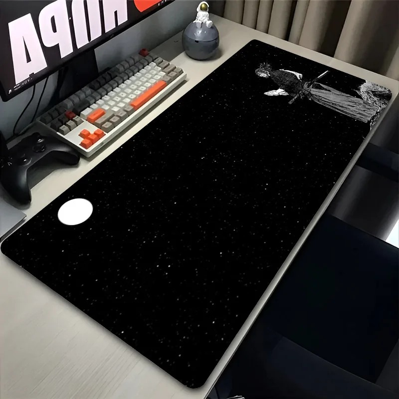 Gothic Desk Mat Big Gaming Lap - Desk Setup Black And White 리뷰 및 가격