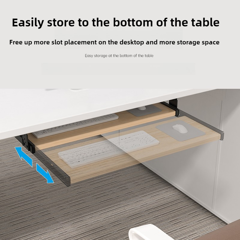 Wood Keyboard Tray Under Desk  - Desk Setup With Keyboard Tray 리뷰 및 가격