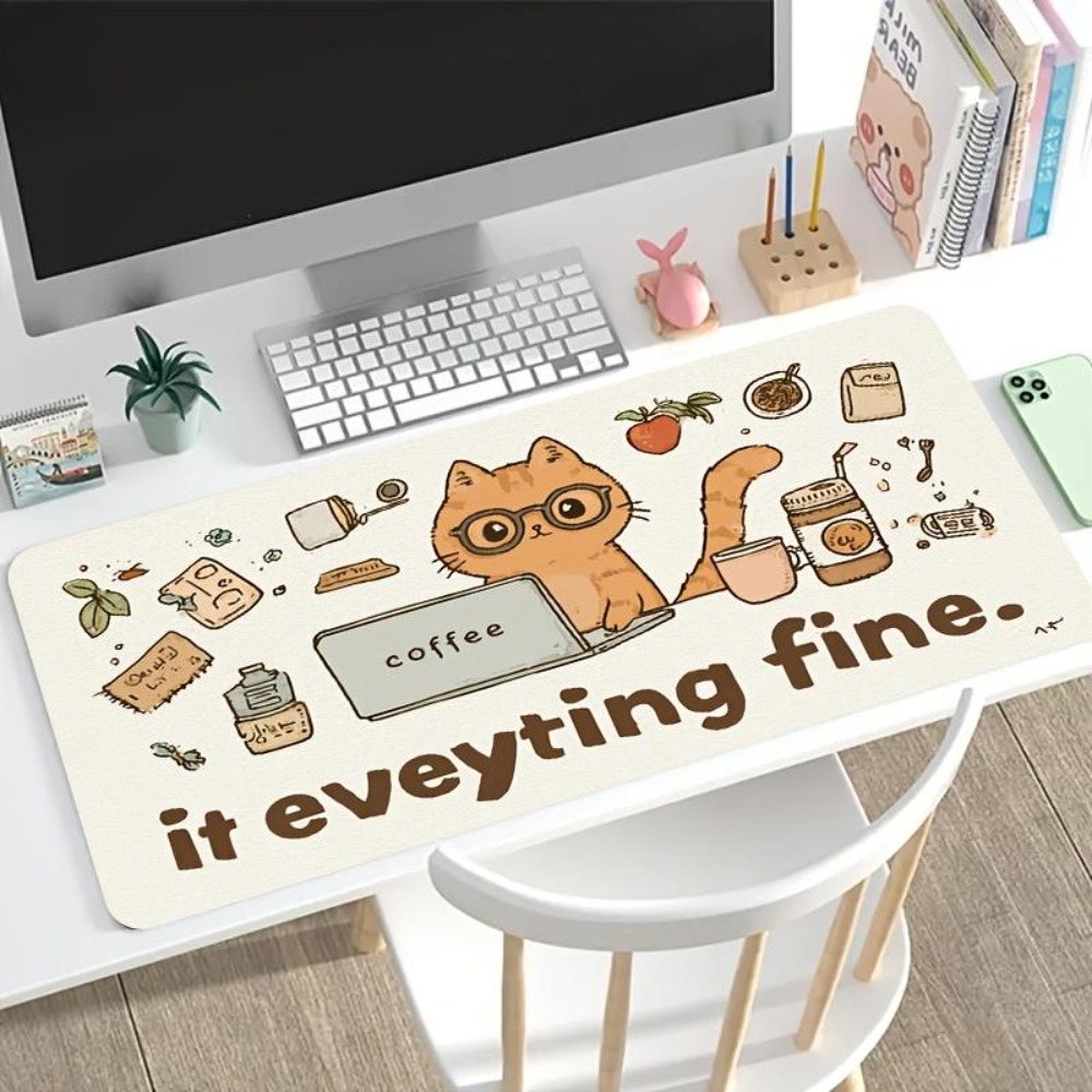 Hand-drawn patterns, an orange - Desk Setup Art 리뷰 및 가격
