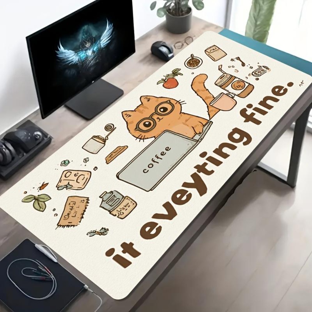 Hand-drawn patterns, an orange - Desk Setup Art 리뷰 및 가격