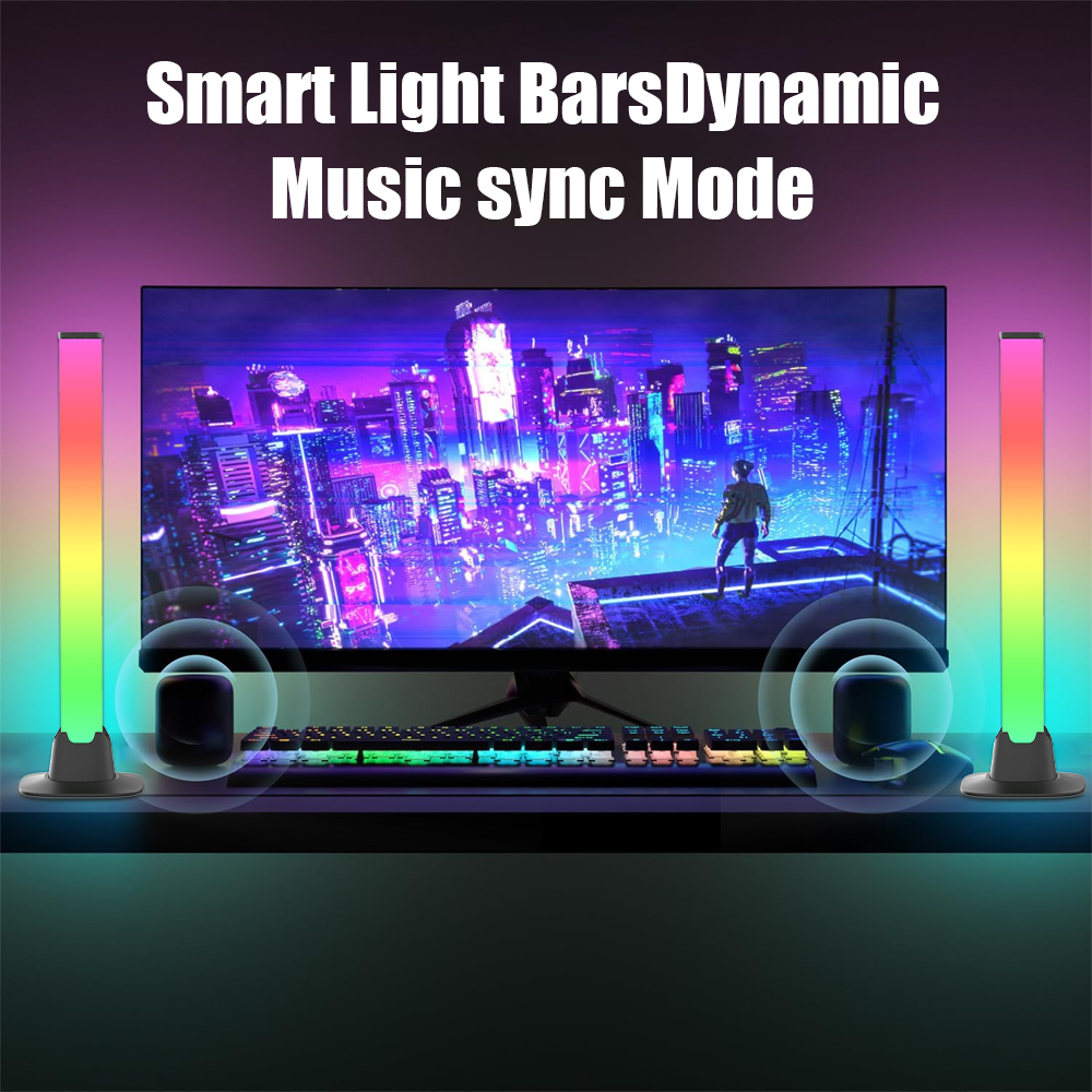 RGB LED Lights Bar Bluetooth S - Desk Setup Tv 리뷰 및 가격