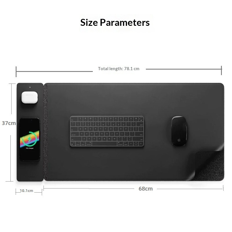 15W Magnetic Wireless Charging - Desk Pad Leather Large 리뷰 및 가격