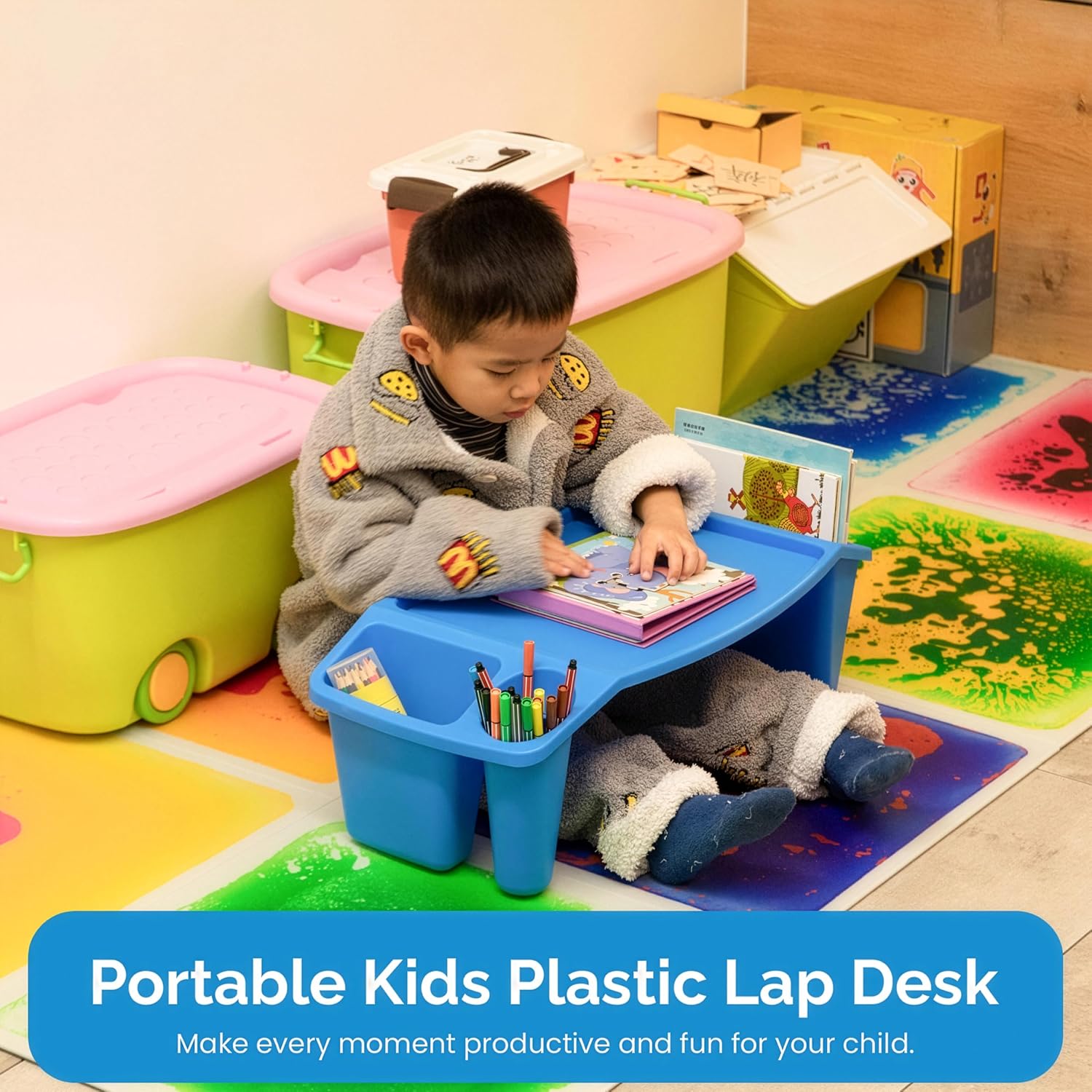 Set of 3 Portable Lap Desks wi - Desk Setup Art 리뷰 및 가격