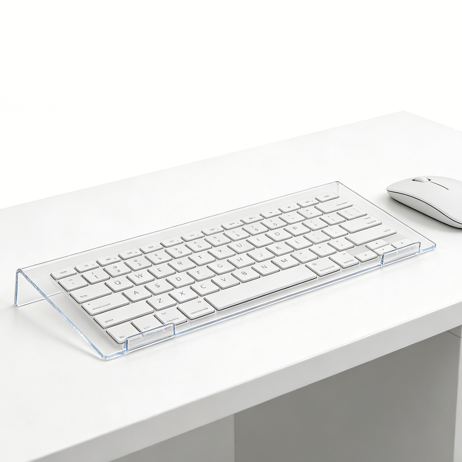 Adjustable Ergonomic Clear Acr - Desk Setup With Keyboard Tray 리뷰 및 가격