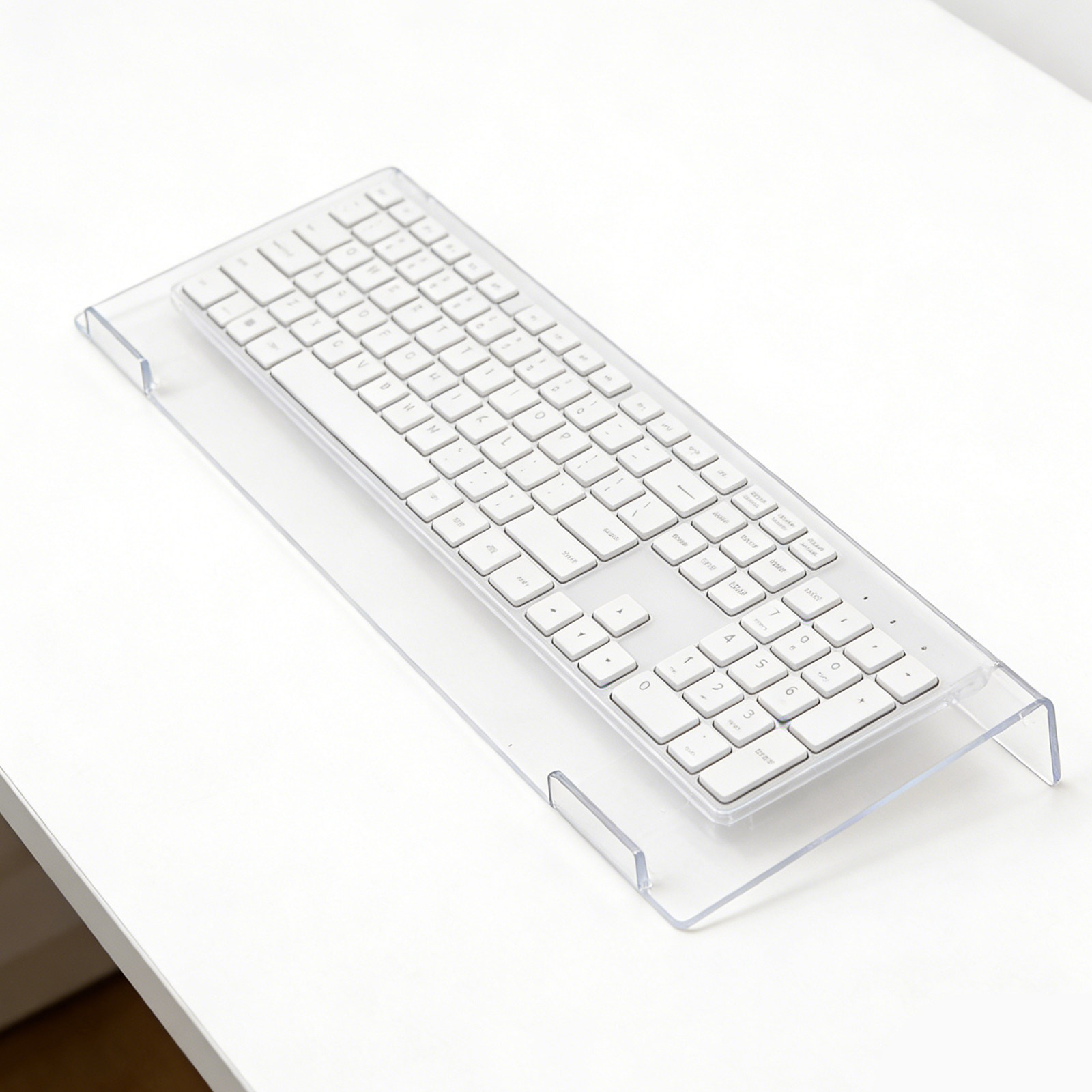 Adjustable Ergonomic Clear Acr - Desk Setup With Keyboard Tray 리뷰 및 가격