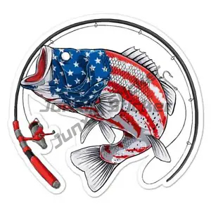 Perch Fishing Stickers Window  - Desk Setup Ideas 리뷰 및 가격