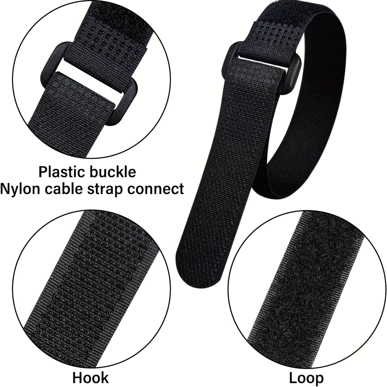 Velcros Straps Reusable Organi - Desk Setup Tv 리뷰 및 가격