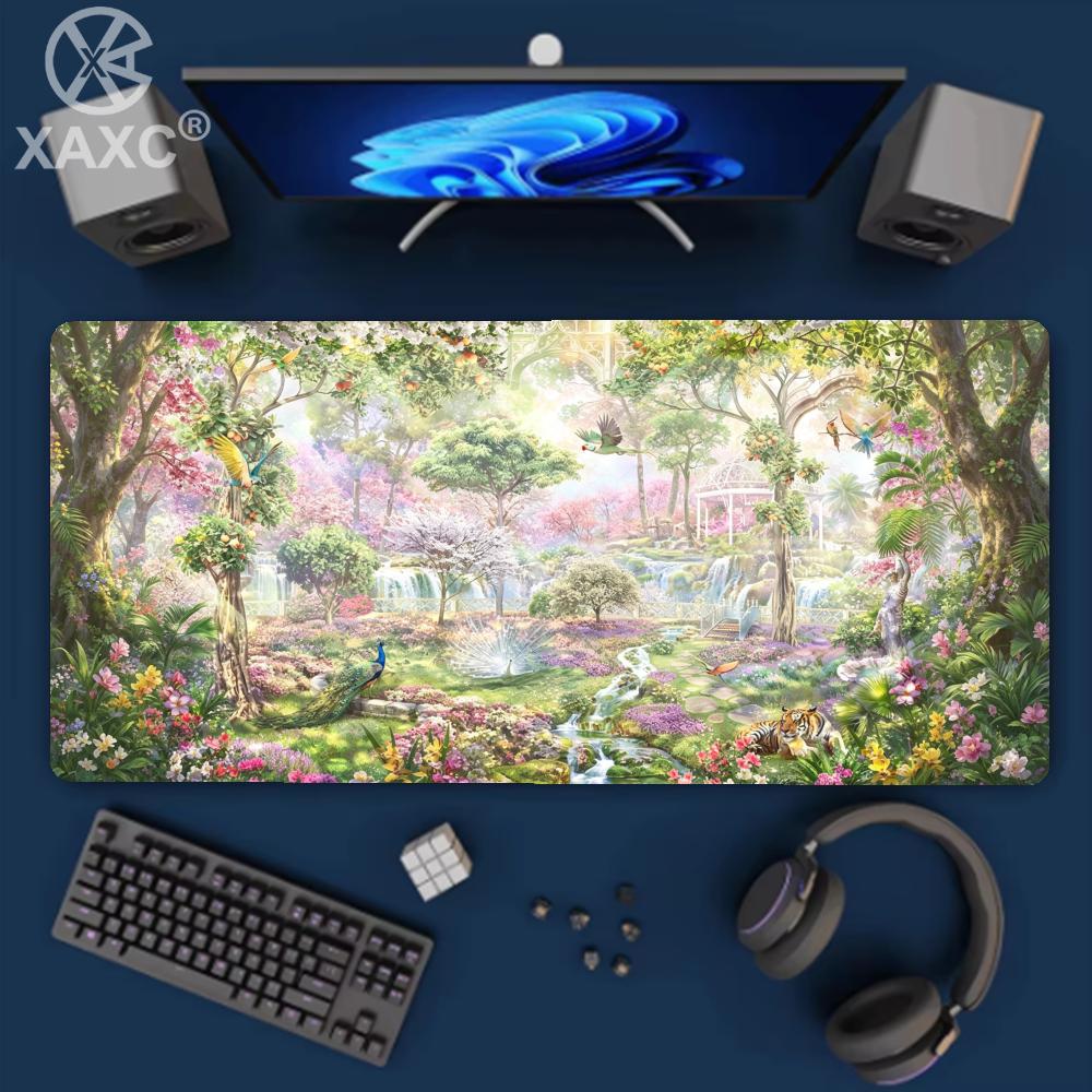 nchanted Forest Desk Mat 90x40 - Desk Setup Nature 리뷰 및 가격