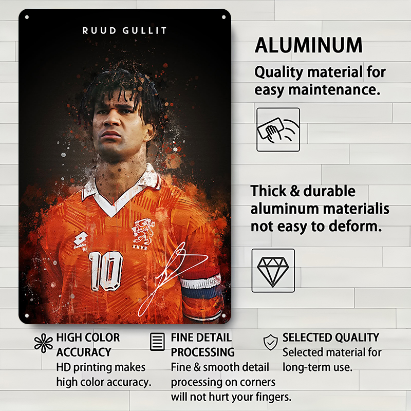 Ruud Gullit Football Player Wa - Desk Setup Art 리뷰 및 가격