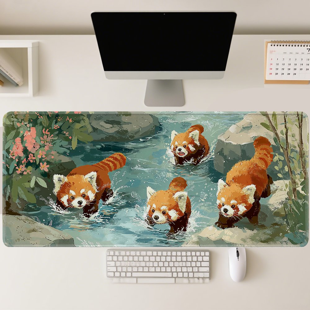 Four Red Pandas Playing in Str - Desk Setup Streaming 리뷰 및 가격