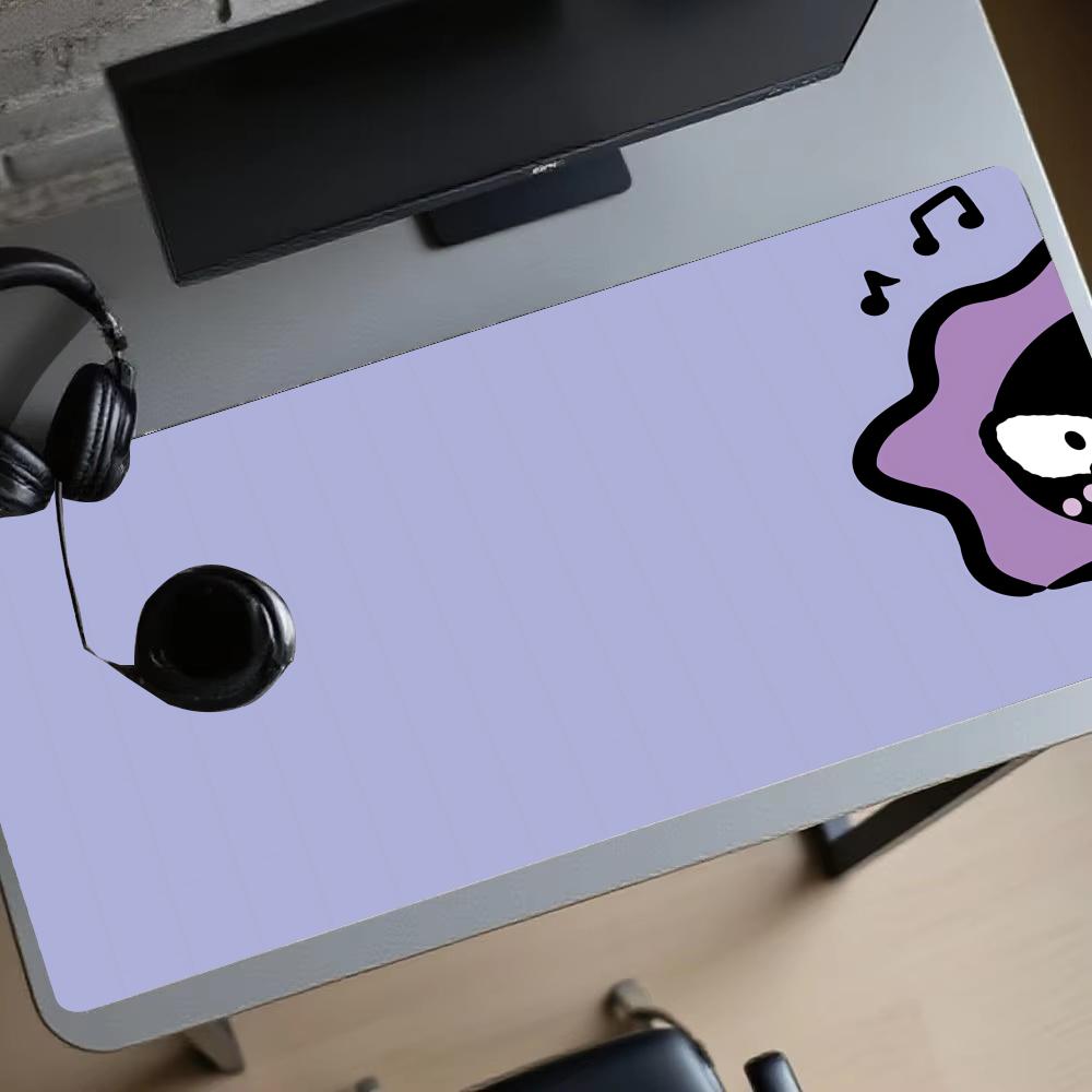 Playmat Cute Purple Expression - Desk Setup Rug 리뷰 및 가격