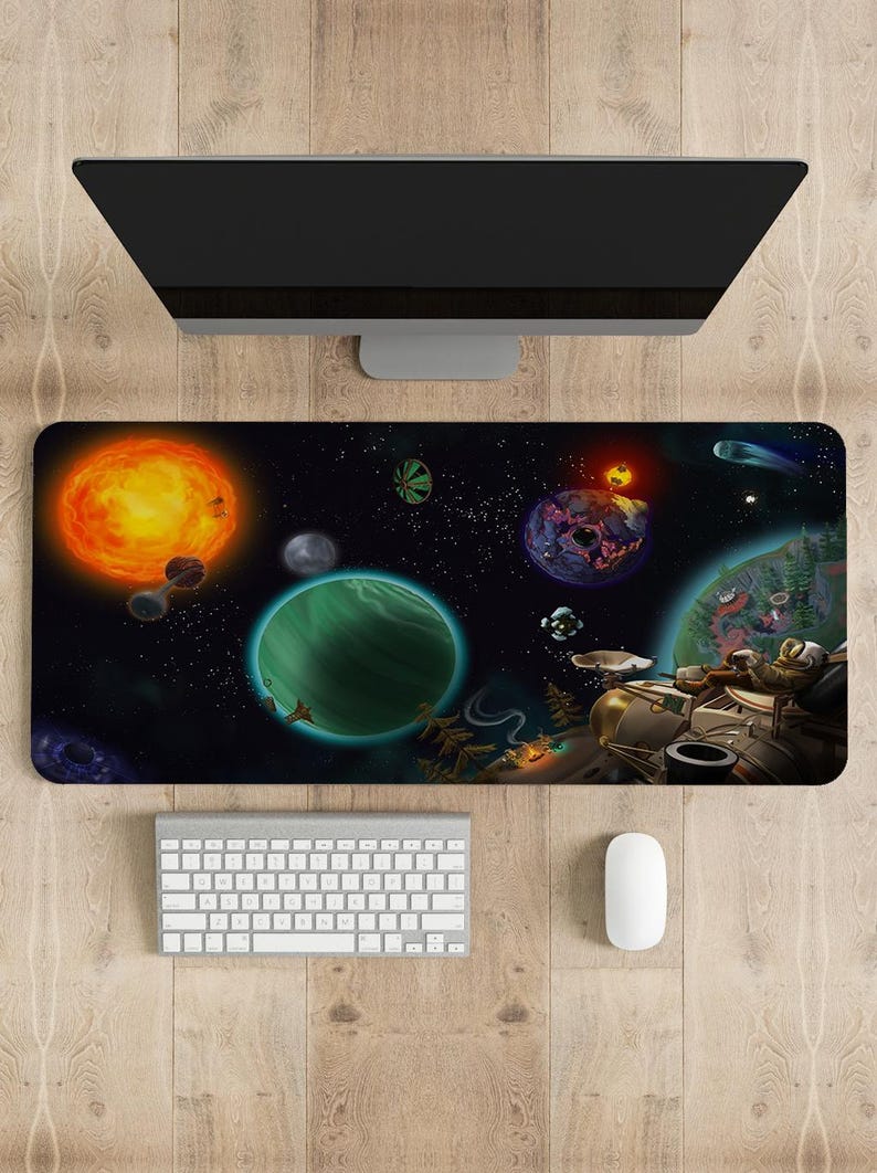 Outer Wilds Mouse Pad Gaming D - Desk Setup Rug 리뷰 및 가격