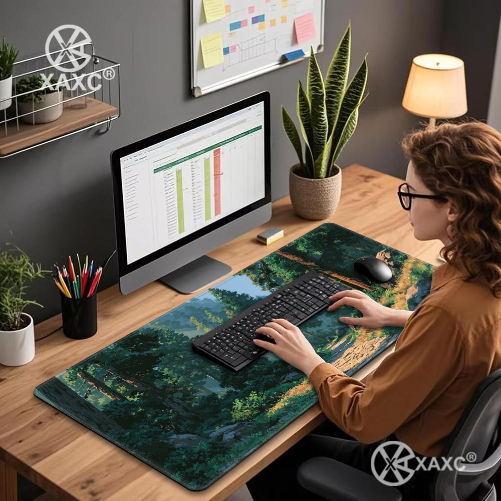 Forest Escape XXL Mouse Pad Tr - Desk Setup Nature 리뷰 및 가격