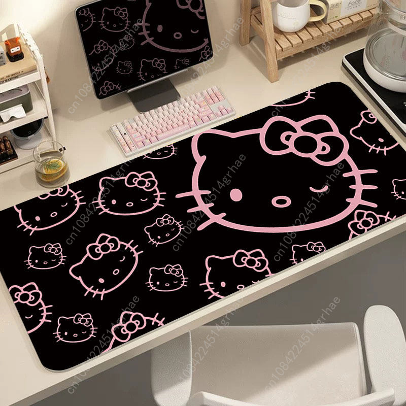 Hello Kitty Leather Printed Mo - Desk Pad Leather Large 리뷰 및 가격