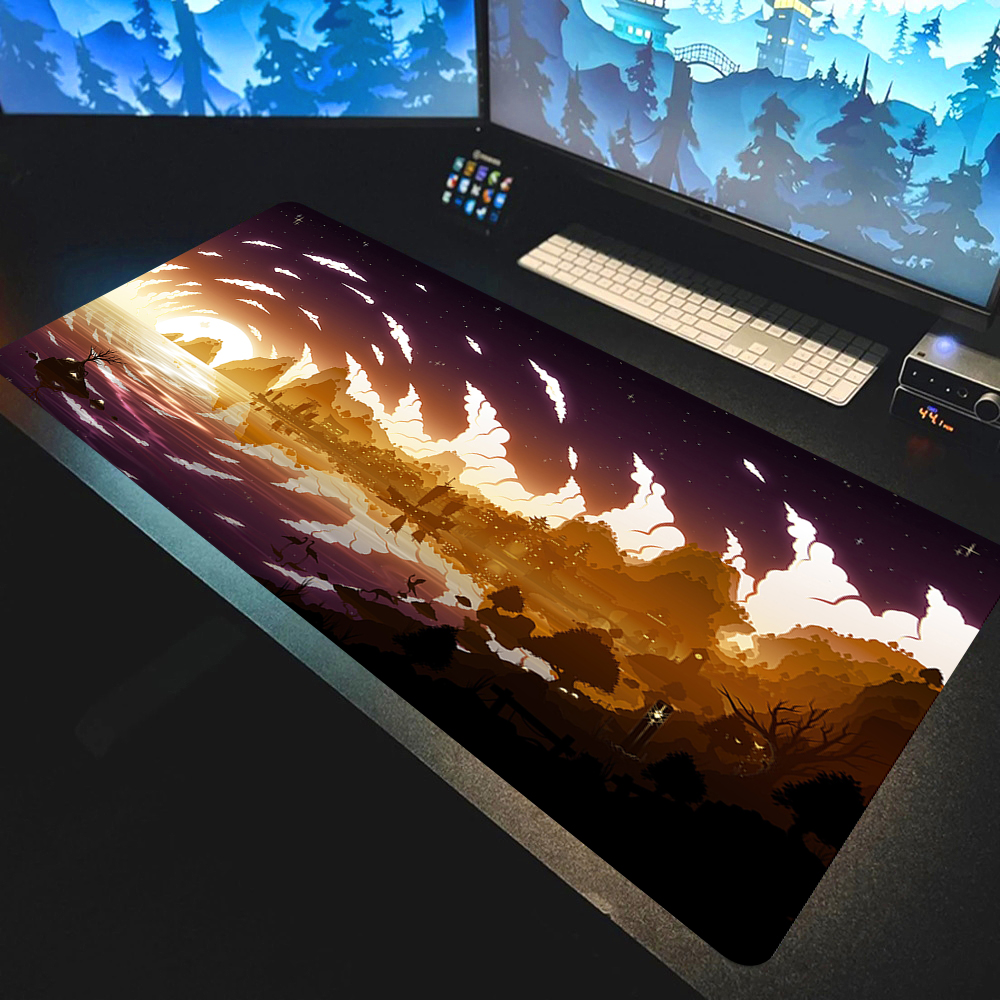 Moon and Stars Large Desk Mat  - Desk Setup Art 리뷰 및 가격