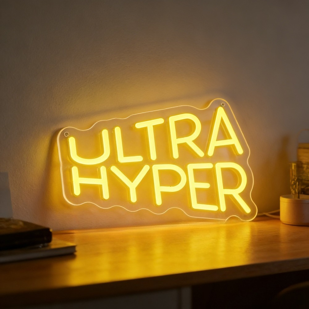 Ultra Hyper Neon Sign LED Wall - Desk Setup Art 리뷰 및 가격