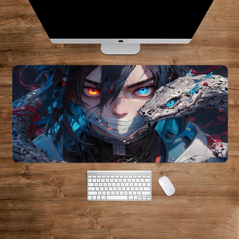 Iguro Obanai Mouse Pad Desk Ac - Desk Setup Rug 리뷰 및 가격